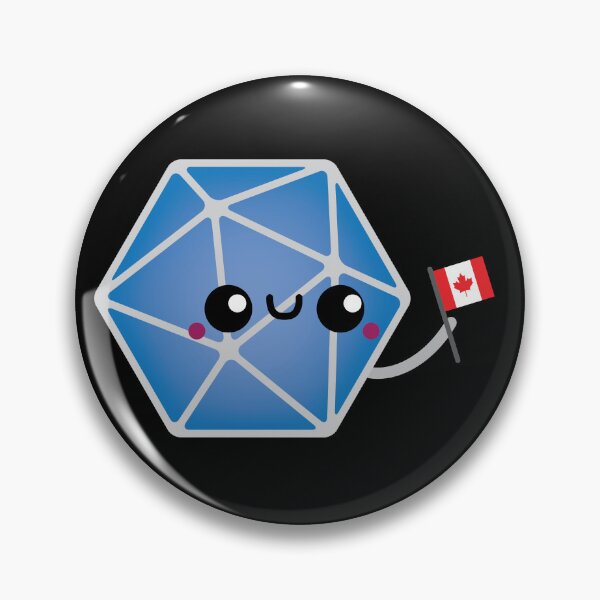 Item preview, Canadian Virus | Cute Virus with Canadian Flag | Canada Science Cartoon designed and sold by ScienceAdjacent.