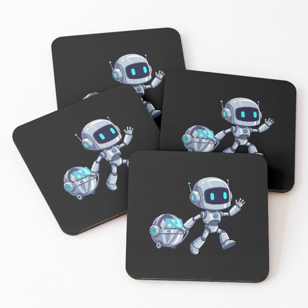Aperçu de l'œuvre Cartoon NFT Astro Bot créée et vendue par Crypto-NFT22.