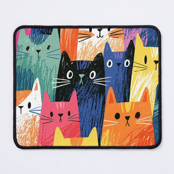 Item preview, Purrfectly Colored Cat Crew designed and sold by Venon28.