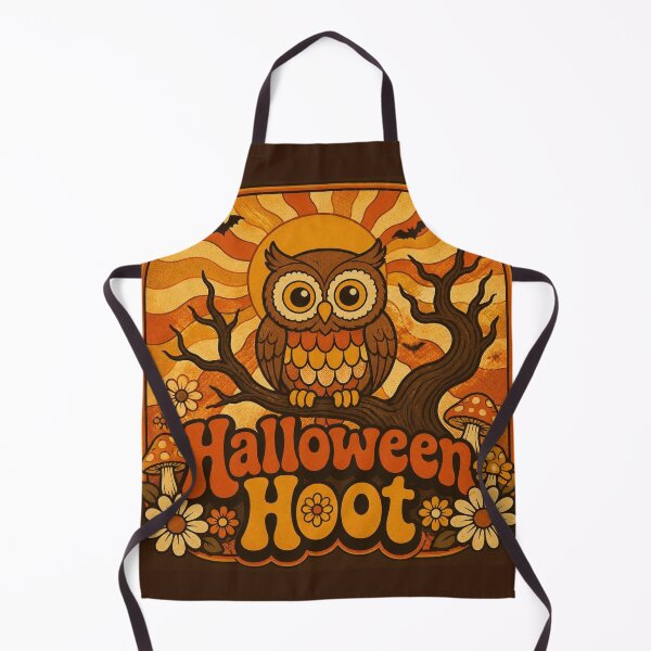 Item preview, Retro 70s Owl Halloween Shirt | Groovy Vintage Illustration designed and sold by SunnyDesign82.