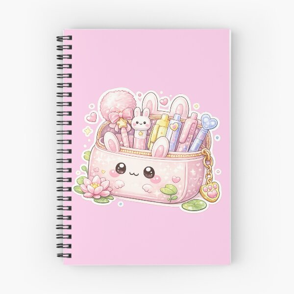 Item preview, Cute Kawaii Bunny Pencil Case Sticker designed and sold by Christiana-Art.