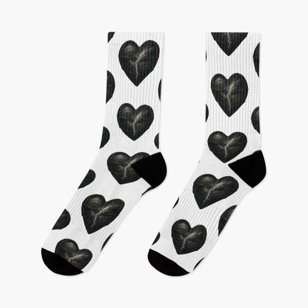 Item preview, Beautifully Broken Perfectly Wild - Cracked Lightning Heart designed and sold by AcosDesign.