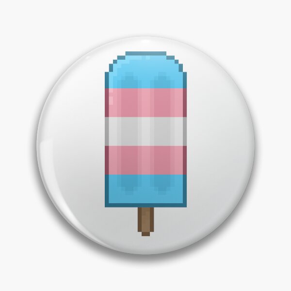 Item preview, Pixelart Trans Pride Icepop designed and sold by Lilac-Cat.