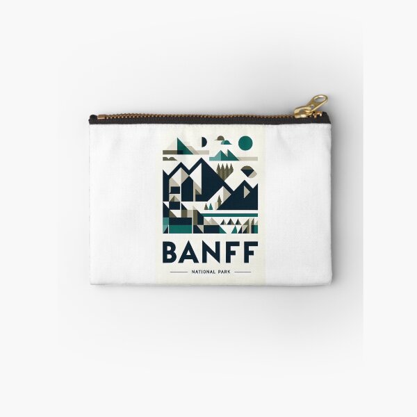 Item preview, Banff Canada Travel Poster - Abstract Rocky Mountains Landscape Art designed and sold by OzzFrequency.