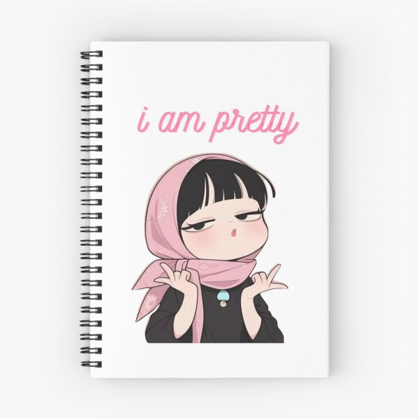 Item preview, I Am Pretty - Sassy Cute Girl in Pink Scarf designed and sold by Shehzadi Sana.
