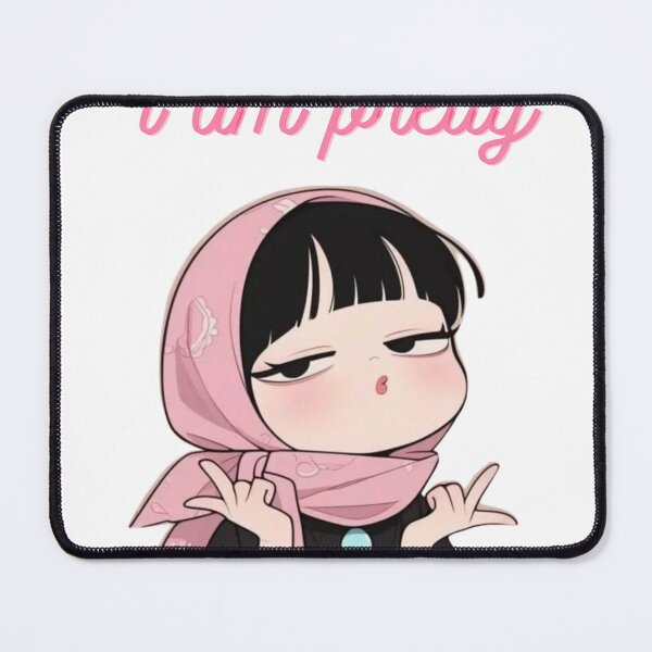Item preview, I Am Pretty - Sassy Cute Girl in Pink Scarf designed and sold by Shehzadi Sana.