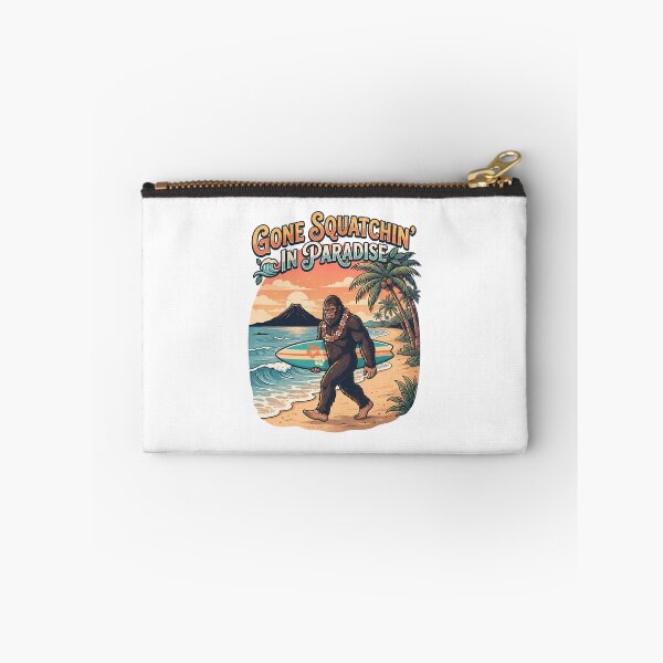 Item preview, Gone Squat Chin' in Paradise Funny Bigfoot Surfing designed and sold by NovaPrints Designs.