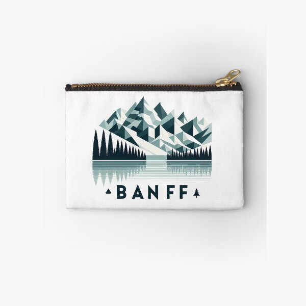 Item preview, Copy of Banff Canada Travel Poster - Abstract Rocky Mountains Landscape Art designed and sold by OzzFrequency.