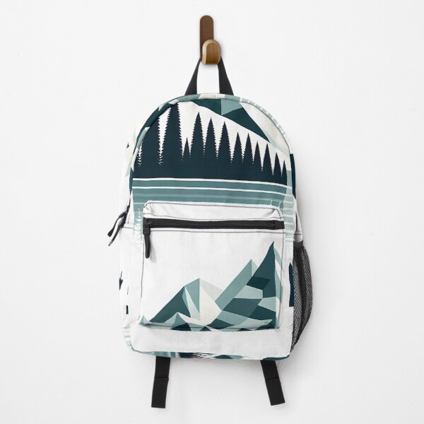 Item preview, Copy of Banff Canada Travel Poster - Abstract Rocky Mountains Landscape Art designed and sold by OzzFrequency.