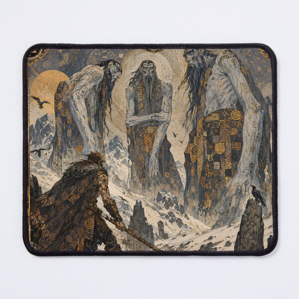 Item preview, Lair of the Frost Giants | Norse Mythology Wall Art designed and sold by Stoneflower-Art.