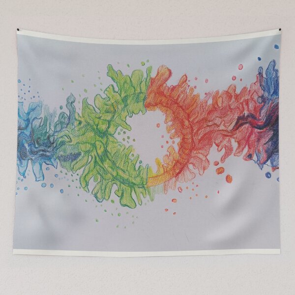 Item preview, Rainbow Abstract Color Splash Drawing. designed and sold by fbtrisha.