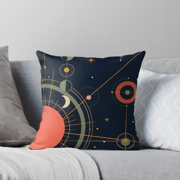 Item preview, Asymmetric Retro Celestial Poster | Mid-Century Modern Sun and Moon Phases Art Print | Minimalist Geometric Universe Wall Art designed and sold by SergioMiklos.