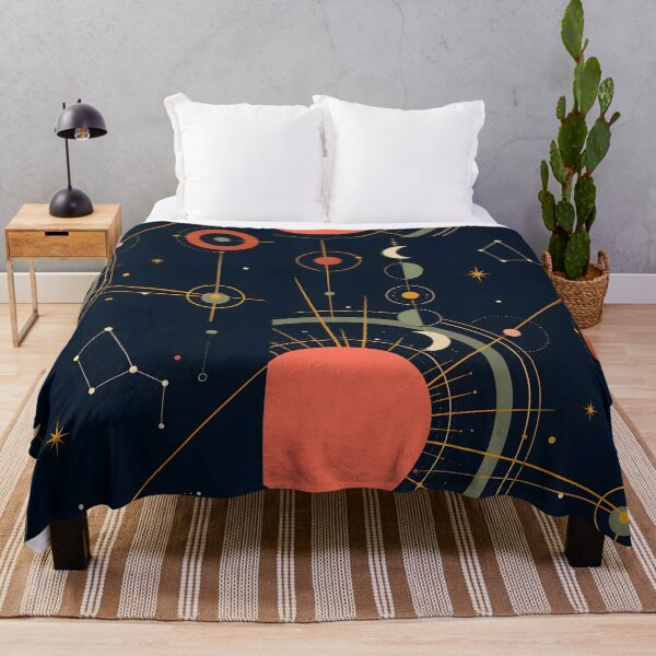 Item preview, Asymmetric Retro Celestial Poster | Mid-Century Modern Sun and Moon Phases Art Print | Minimalist Geometric Universe Wall Art designed and sold by SergioMiklos.