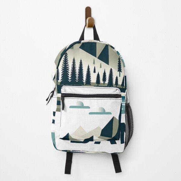 Item preview, Banff Canada Travel Poster - Abstract Rocky Mountains Landscape Art designed and sold by OzzFrequency.