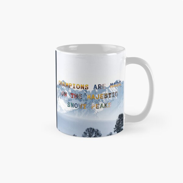 Item preview, Champions are Made on the Majestic Snowy Peaks #6 designed and sold by Holy JM Designs.