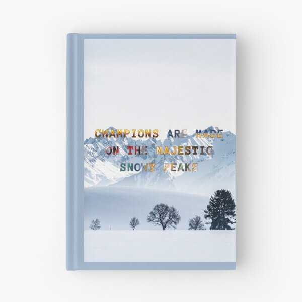 Item preview, Champions are Made on the Majestic Snowy Peaks #6 designed and sold by Holy JM Designs.