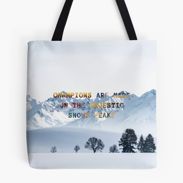 Item preview, Champions are Made on the Majestic Snowy Peaks #6 designed and sold by Holy JM Designs.