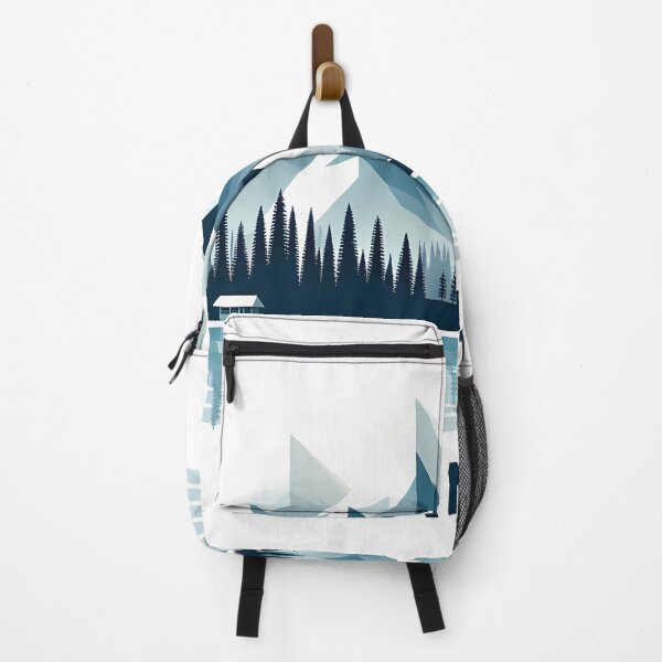 Item preview, Banff Canada Travel Poster - Abstract Rocky Mountains Landscape Art designed and sold by OzzFrequency.