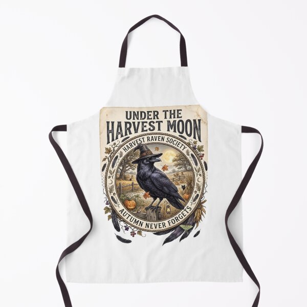 Item preview, Under the Harvest Moon - Harvest Raven Society Vintage Halloween Art designed and sold by Roy & Tiffany.