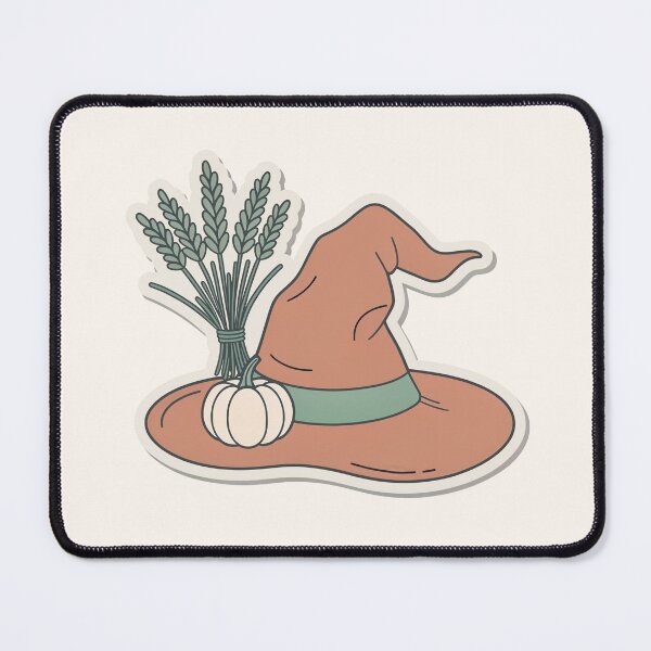 Item preview, Soft Witch Hat with Herbs and Pumpkin designed and sold by TrendMorphic.
