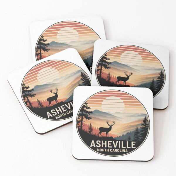 Item preview, Asheville North Carolina: Colorful Deer Mountain Sunset designed and sold by CircinusStore.