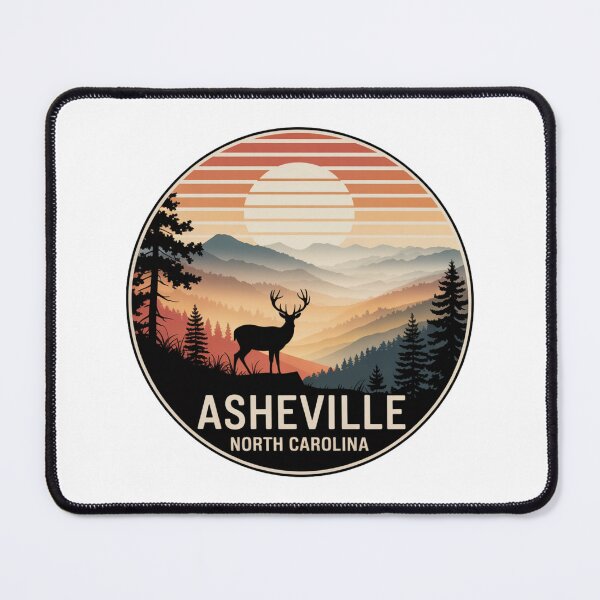 Item preview, Asheville North Carolina: Colorful Deer Mountain Sunset designed and sold by CircinusStore.