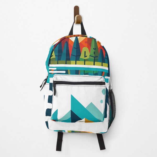 Item preview, Banff Canada Travel Poster - Abstract Rocky Mountains Landscape Art designed and sold by OzzFrequency.