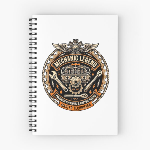 Item preview, Mechanic Legend Vintage Garage Badge - Car & Motorcycle designed and sold by Aegy2024.