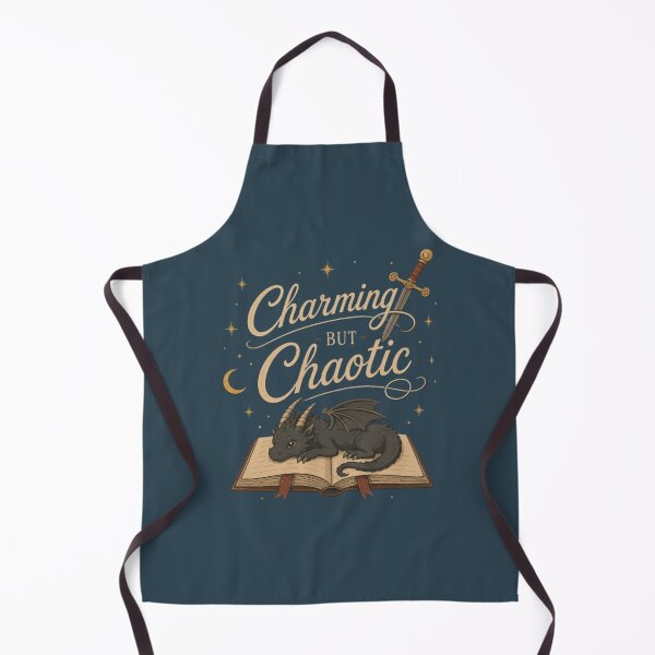 Item preview, Charming But Chaotic Typography Shirt Design designed and sold by Moonwoven Studio.