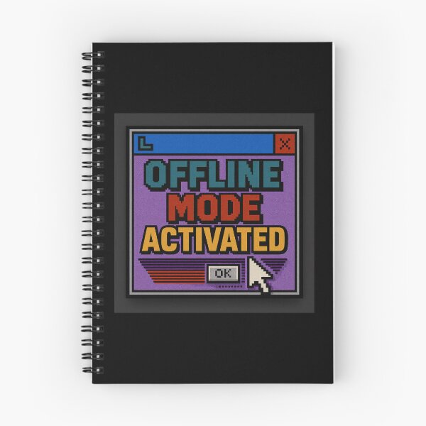 Item preview, Pixel Popup – Offline Mode Activated designed and sold by Mad Factory Designs.