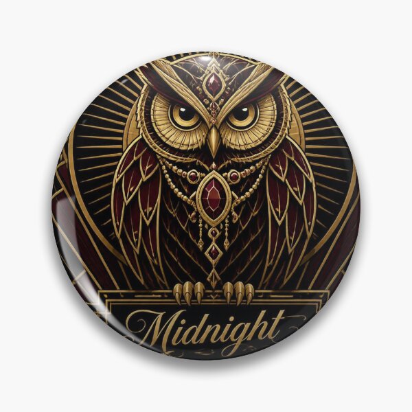 Item preview, Owl Art Deco Halloween Shirt | Midnight Masquerade Gold Illustration designed and sold by SunnyDesign82.