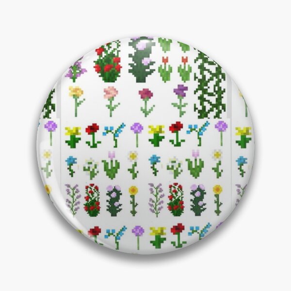 Item preview, collection of minecraft flowers designed and sold by CatsCritterDesigns .