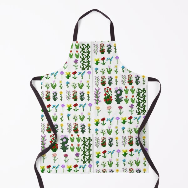 Aperçu de l'œuvre collection de fleurs Minecraft créée et vendue par CatsCritterDesigns .