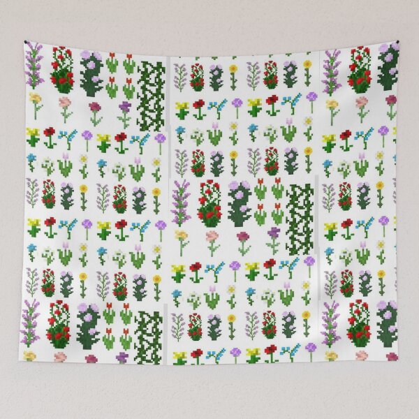 Artikelvorschau, Sammlung von Minecraft-Blumen entworfen und verkauft von CatsCritterDesigns .