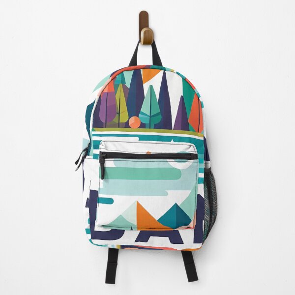 Item preview, Banff Canada Travel Poster - Abstract Rocky Mountains Landscape Art designed and sold by OzzFrequency.