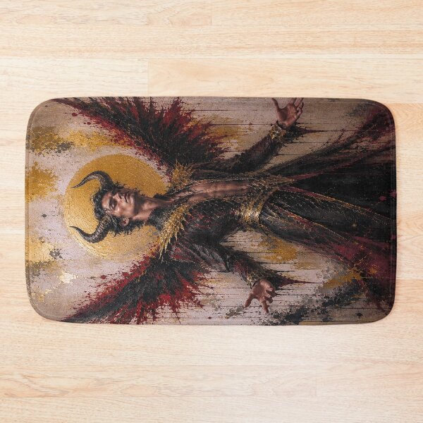 Item preview, Lucifer, Fallen angel painting. designed and sold by GalleryKauffeld.