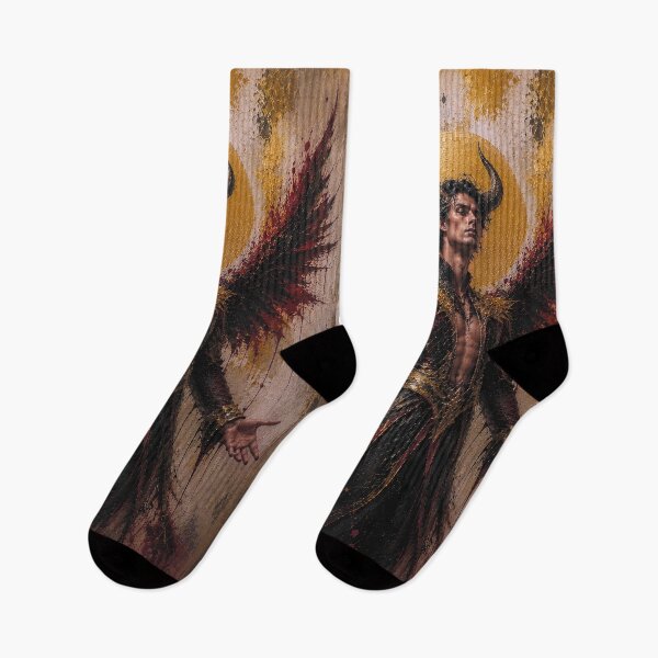 Item preview, Lucifer, Fallen angel painting. designed and sold by GalleryKauffeld.