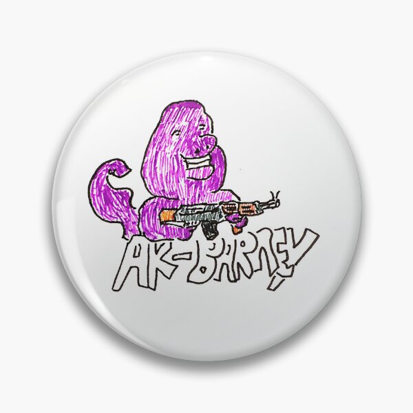 Item preview, Barney With Ak47 designed and sold by Gr33zy Art.