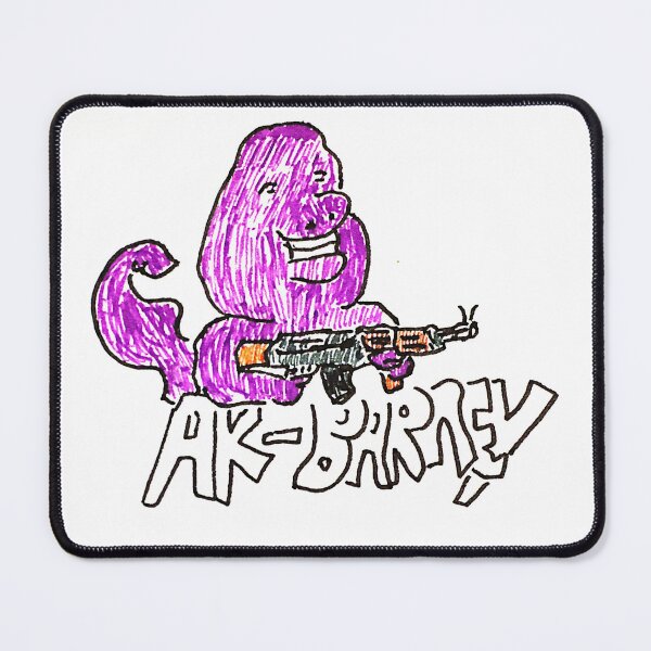 Item preview, Barney con AK-47 designed and sold by Gr33zy Art.
