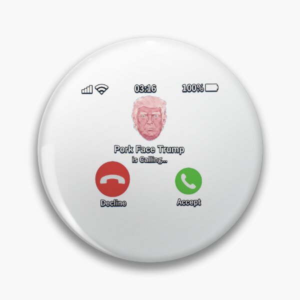 Item preview, Satirical Trump Phone Call Art | Humorous Political Meme Gift | Anti-Trump | Gag Gift for Democrats & Liberals designed and sold by WonderWaresGifts.
