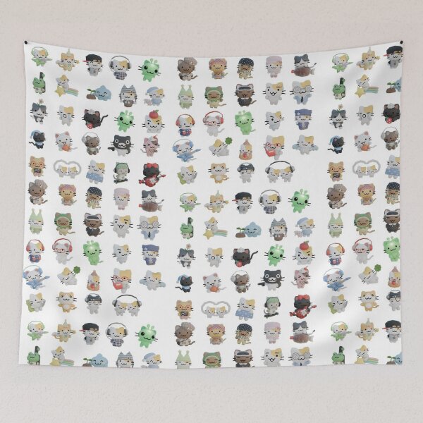 Item preview, cute cat design designed and sold by CatsCritterDesigns .