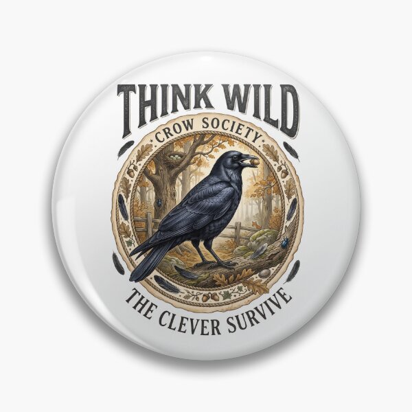 Item preview, Think Wild - Crow Society  designed and sold by Roy & Tiffany.