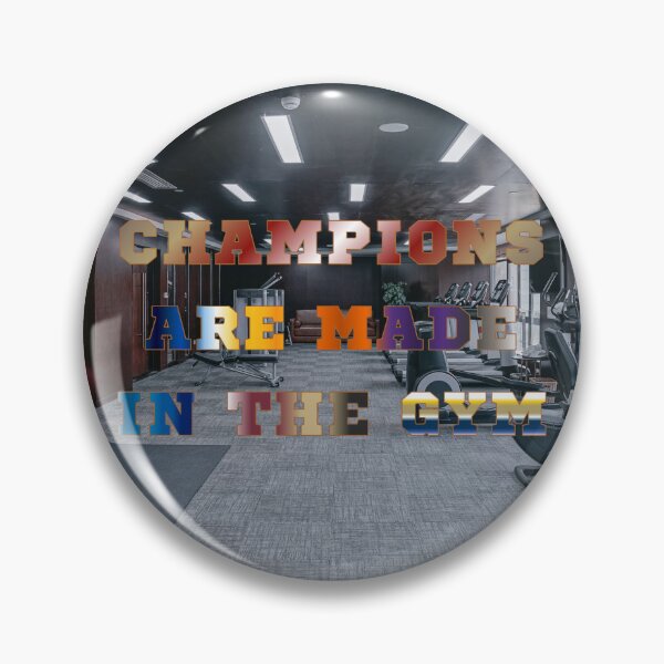 Item preview, Champions are Made in the Gym #1 designed and sold by Holy JM Designs.