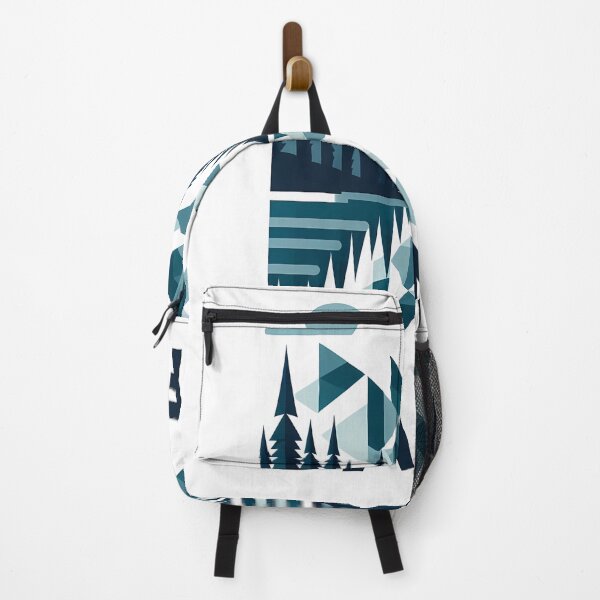 Item preview, Banff Canada Travel Poster - Abstract Rocky Mountains Landscape Art designed and sold by OzzFrequency.