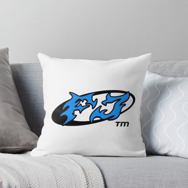 Item preview, Y2K Blue Cyber Sigilism Letters - FJ Tribal Flame Streetwear designed and sold by Kromatik.