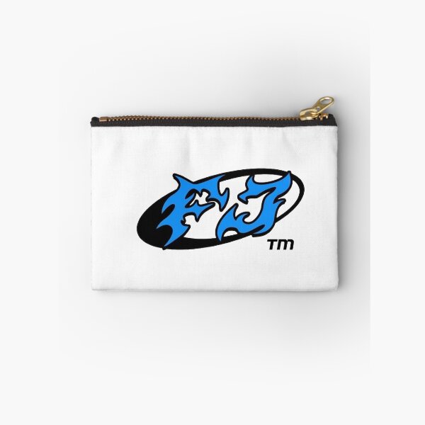 Item preview, Y2K Blue Cyber Sigilism Letters - FJ Tribal Flame Streetwear designed and sold by Kromatik.