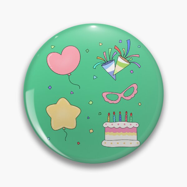 Item preview, Cute Birthday Party Elements Clipart Set designed and sold by ubborn.