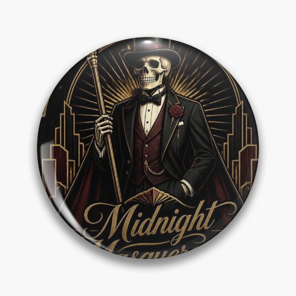 Item preview, Grim Reaper Art Deco Halloween Shirt | Midnight Masquerade Gold Illustration designed and sold by SunnyDesign82.