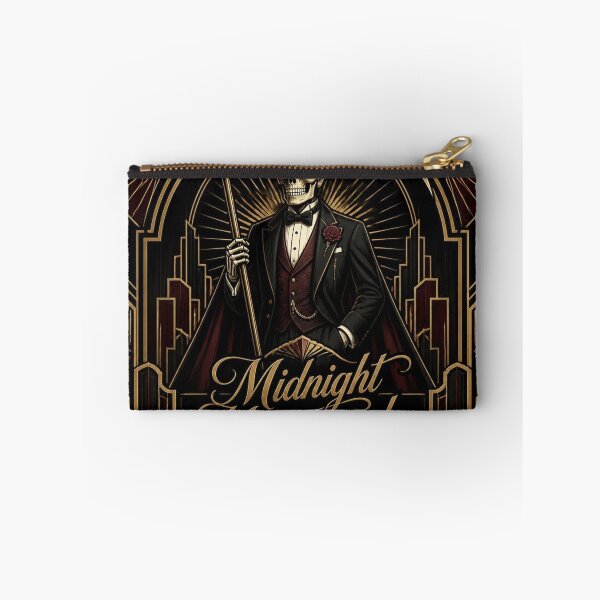 Item preview, Grim Reaper Art Deco Halloween Shirt | Midnight Masquerade Gold Illustration designed and sold by SunnyDesign82.