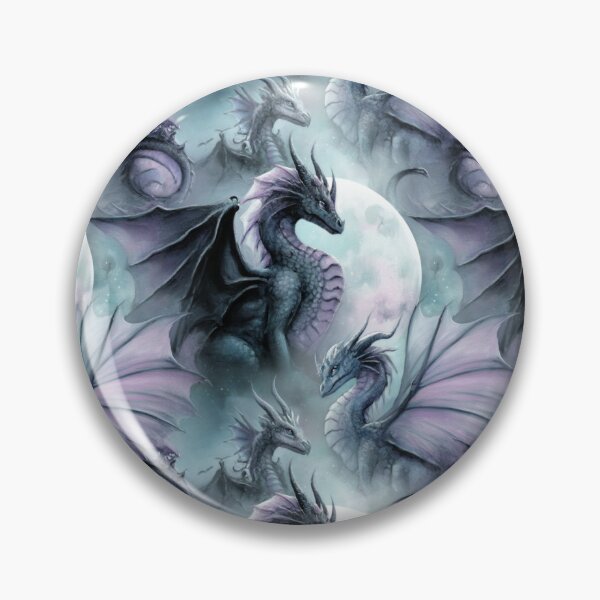Item preview, Purple Dragon And Moon  designed and sold by Abizola.